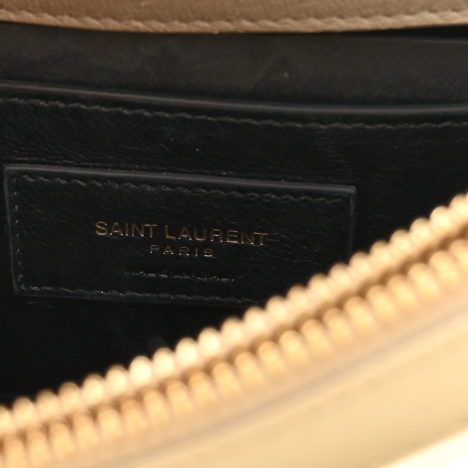 Saint Laurent Sheepskin Matelasse Chevron Monogram Medium College Bag Crema Soft 6 of 11