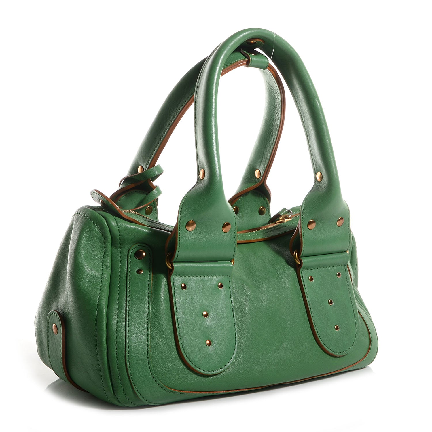 Chloe Calfskin Handbag Green 3 of 8