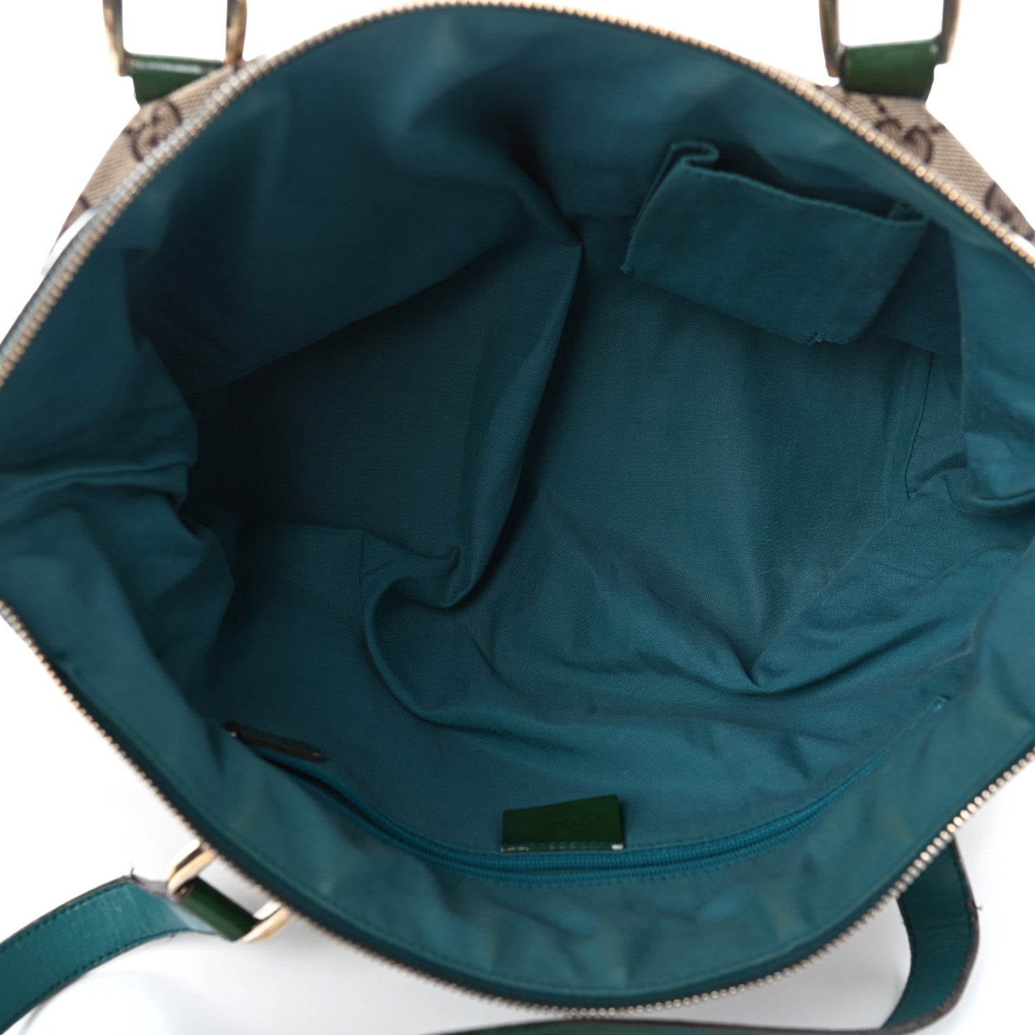 Gucci Monogram Medium Abbey Tote Green 7 of 11