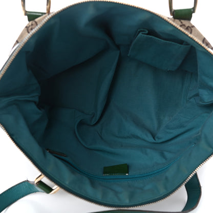 Gucci Monogram Medium Abbey Tote Green 7 of 11
