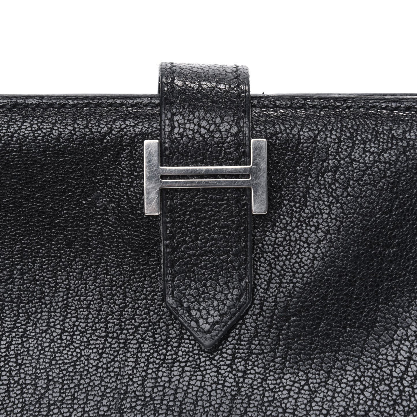Chevre Mysore Bearn Gusset Wallet Black