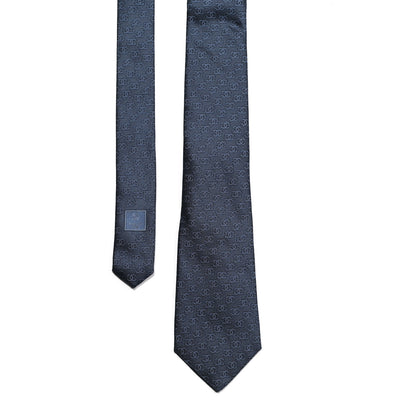 Chanel Mens Silk CC Neck Tie Blue 1 of 5