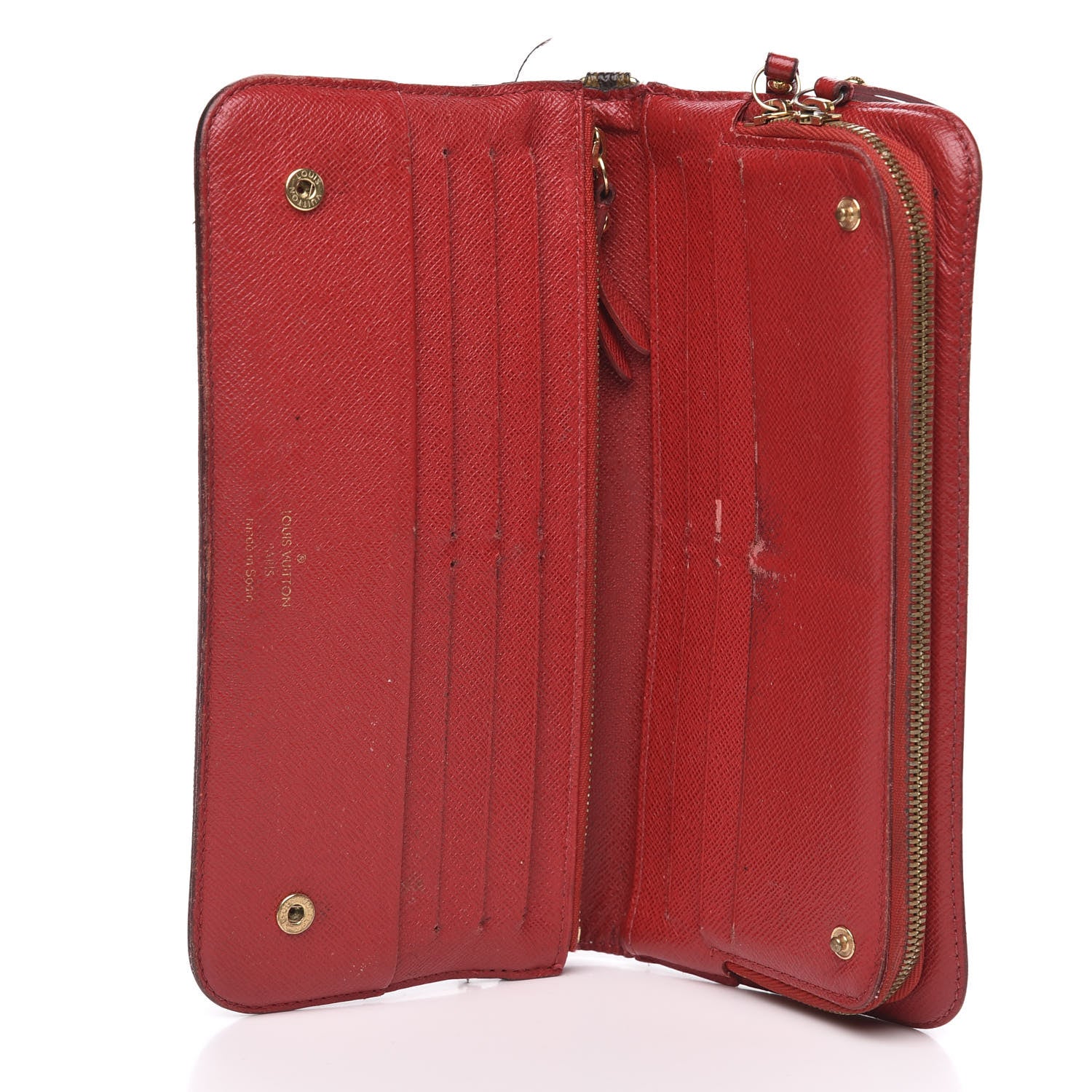 Louis Vuitton Monogram Insolite Wallet Red 6 of 15