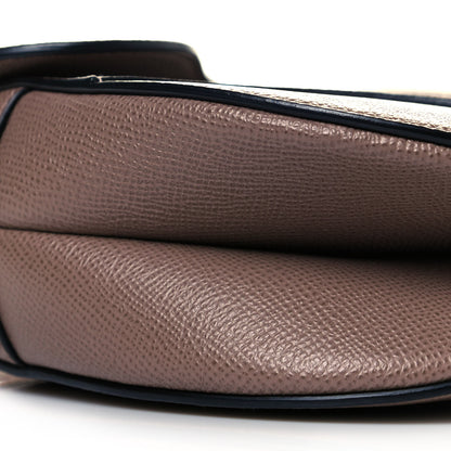 Christian Dior Grained Calfskin Saddle Bag Warm Taupe 7 of 9