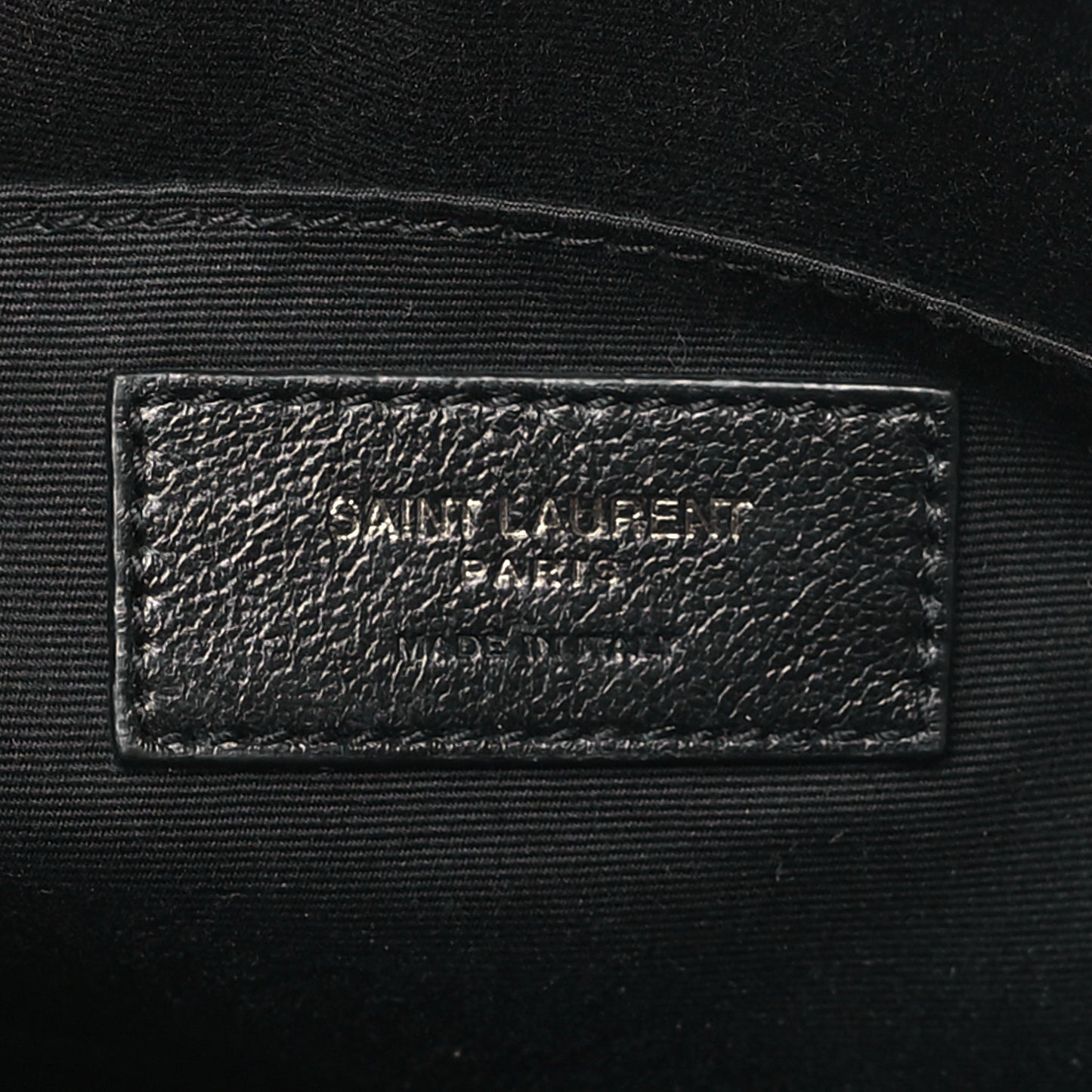 Calfskin Matelasse Monogram Lou Camera Bag Black