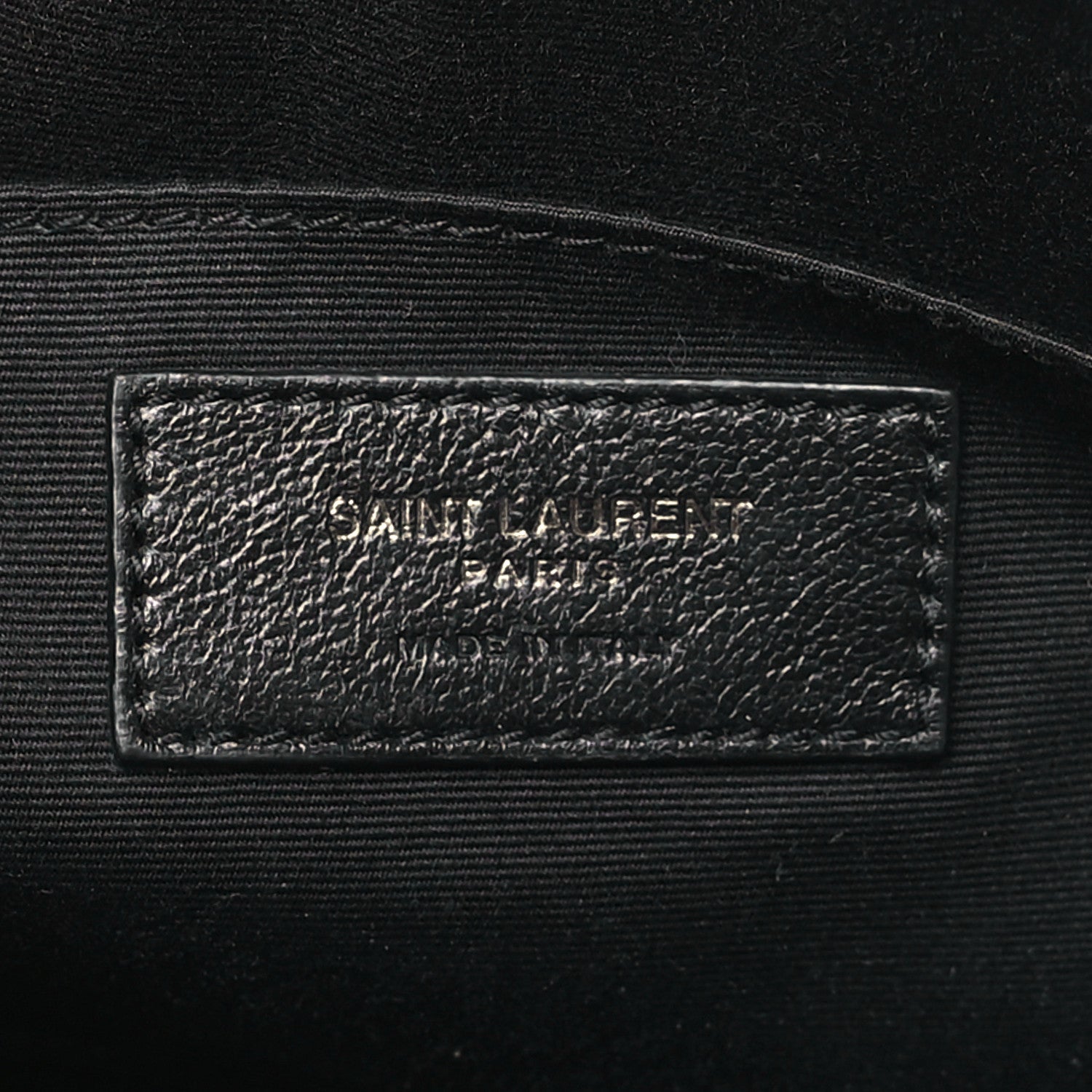 Saint Laurent Calfskin Matelasse Monogram Lou Camera Bag Black 6 of 9