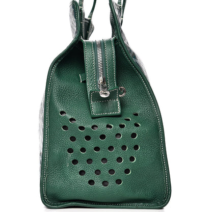 Goyard Goyardine Sac Hardy Pet Carrier PM Green 10 of 15