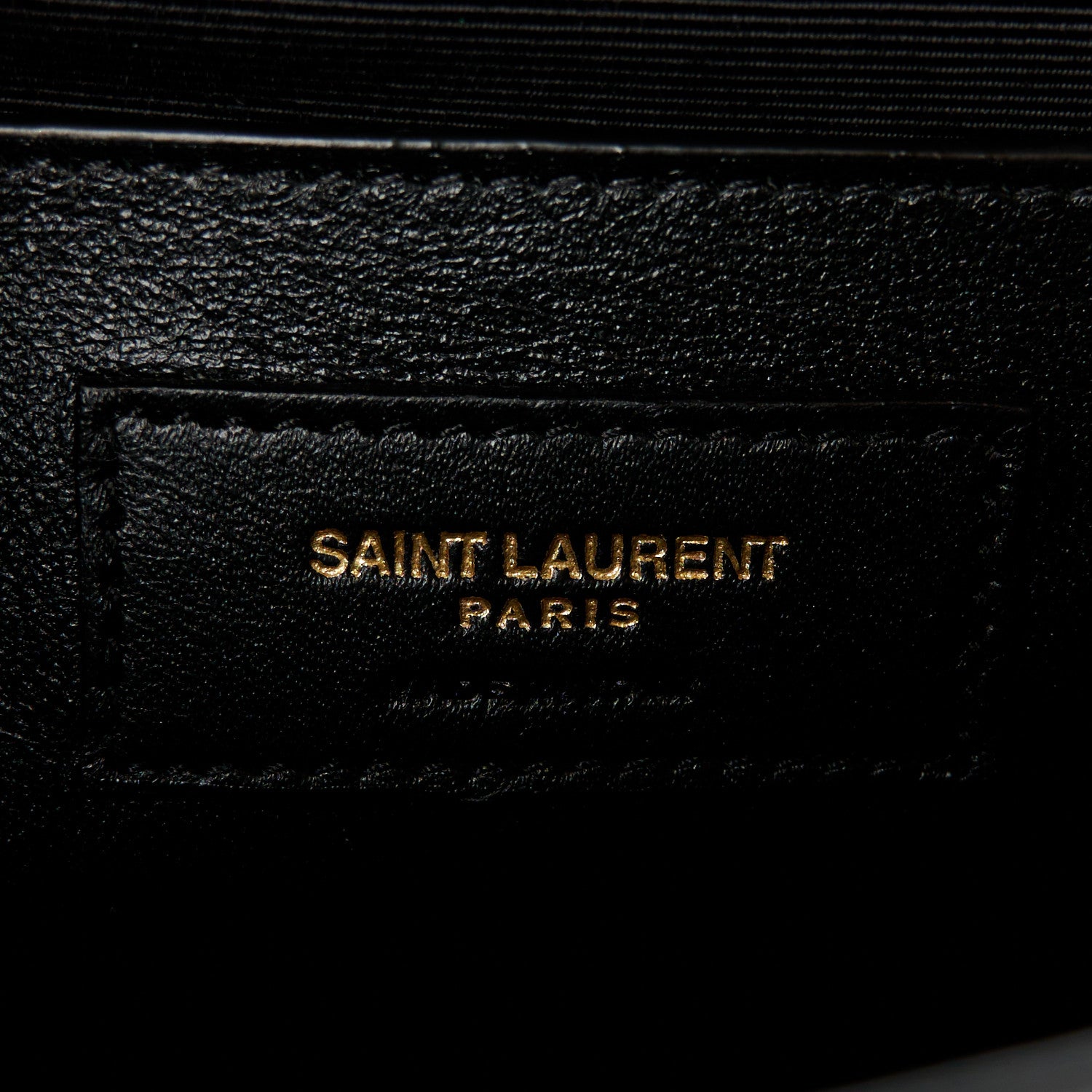 Saint Laurent Grain De Poudre Textured Mixed Matelasse Triquilt Medium Monogram Satchel Black 6 of 10