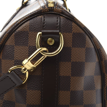Louis Vuitton Damier Ebene Speedy Bandouliere 25 11 of 14