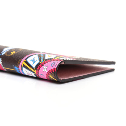 Louis Vuitton Monogram 2020 Christmas Animation Big Wheel Passport Cover Rose Ballerine 8 of 11