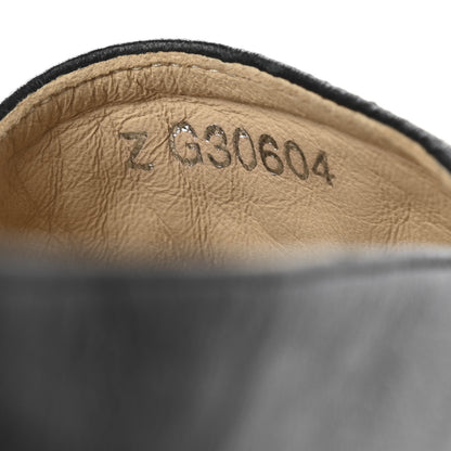 Chanel Lambskin Camellia CC Stud Espadrilles 40 Black 8 of 9