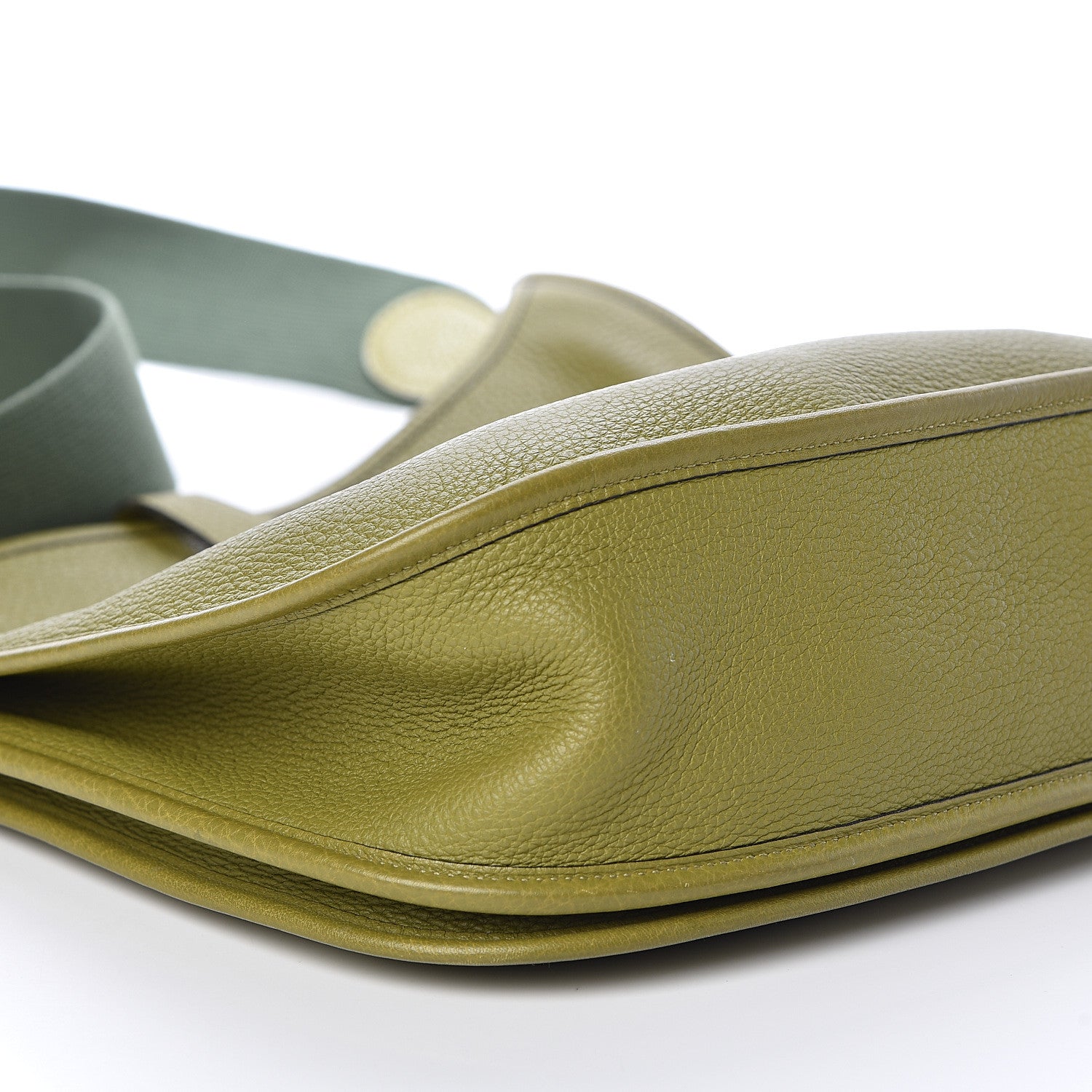 Hermes Taurillon Clemence Evelyne II GM Vert Chartreuse 9 of 10