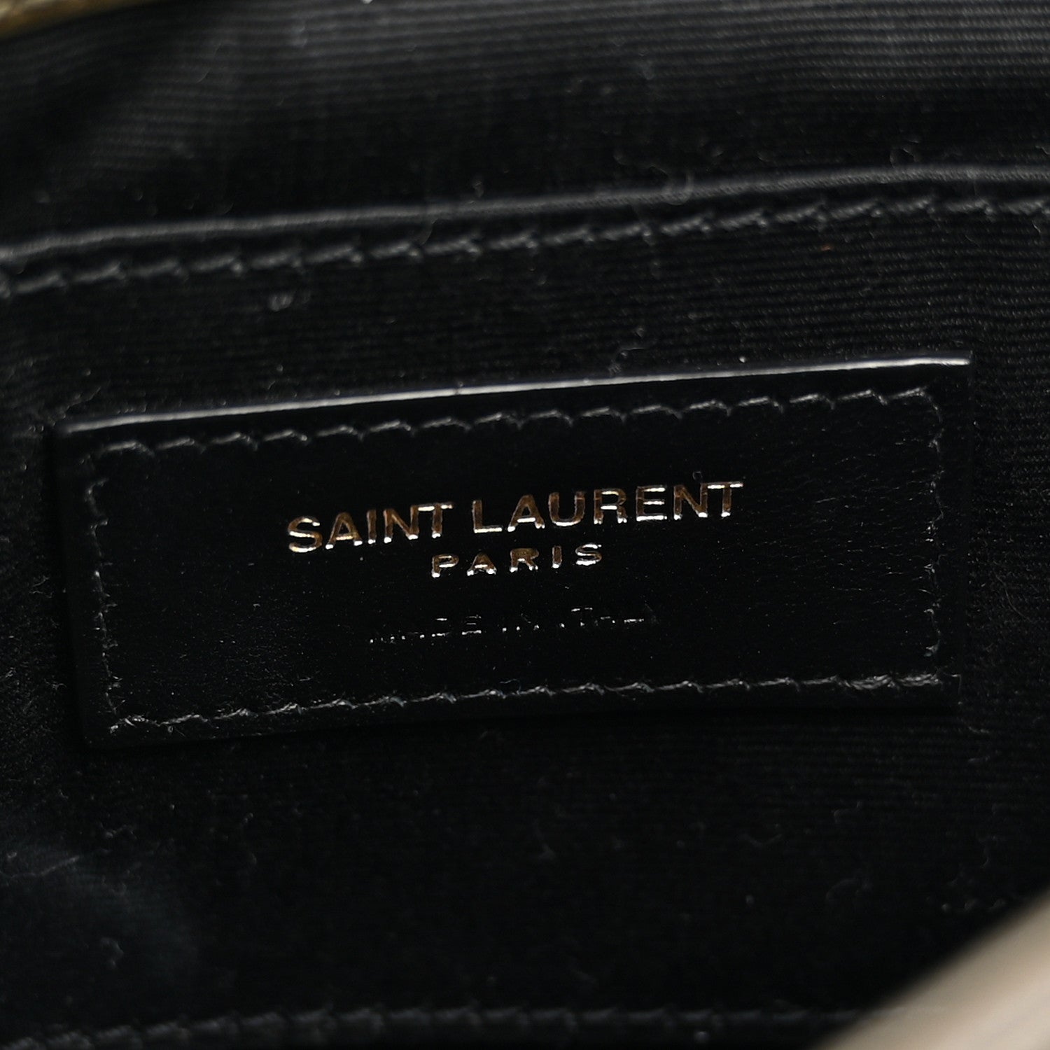 Saint Laurent Grained Lambskin Monogram Mini Niki Chain Satchel Light Musk 6 of 11