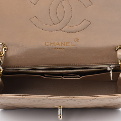 Chanel Lambskin Quilted Small Single Flap Bag Beige 4 of 5