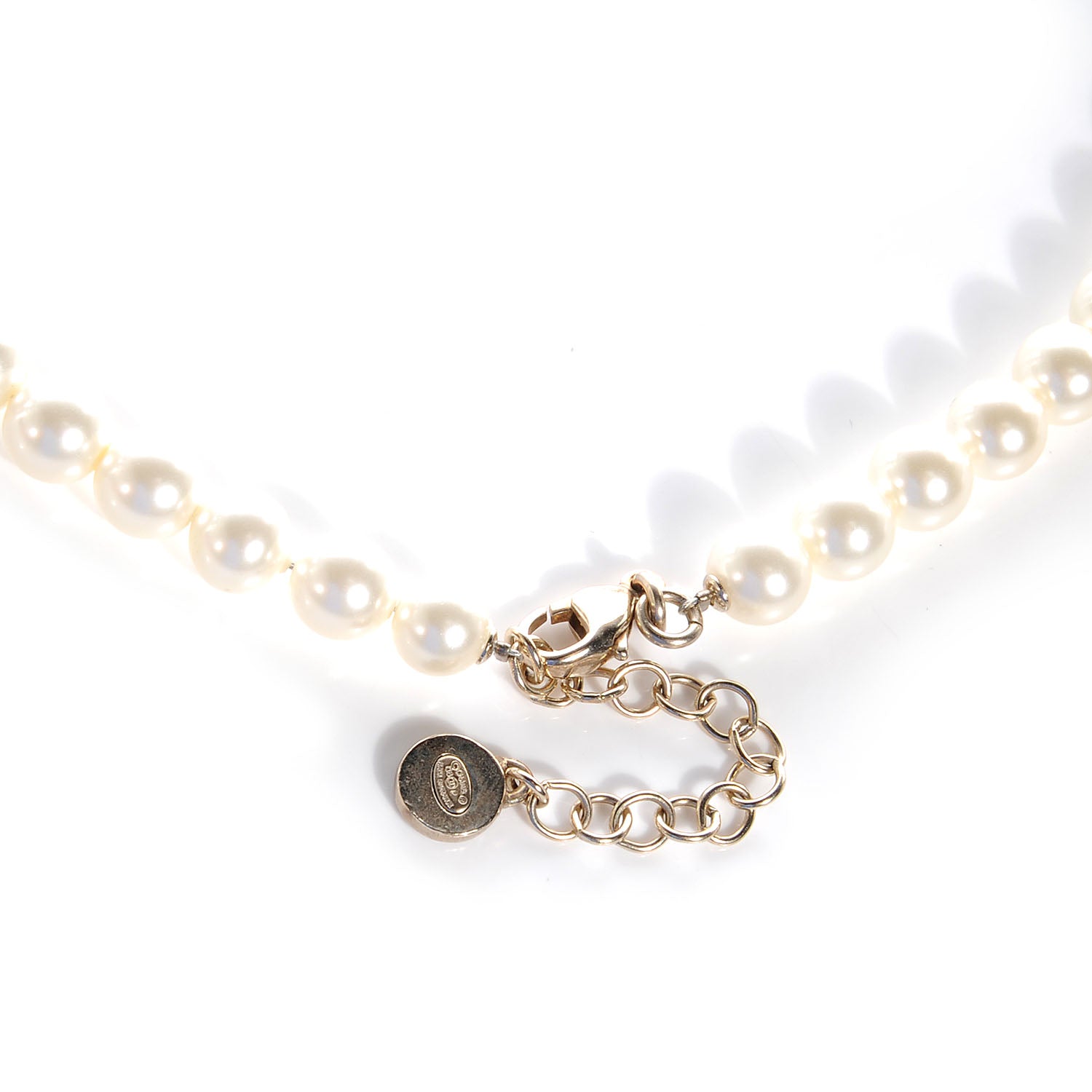 Chanel Pearl Bow Short Necklace 4 of 5