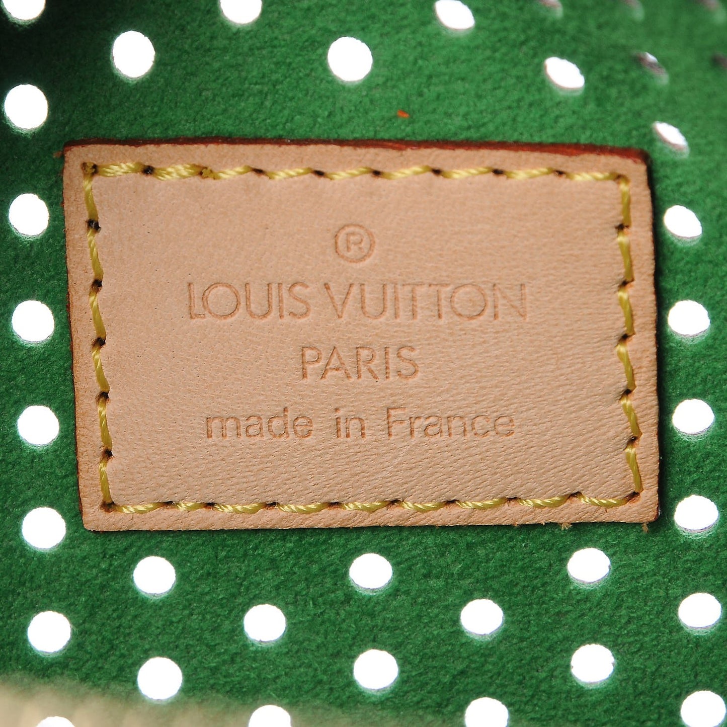 Monogram Perforated Speedy 30 Green