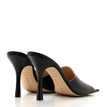 Bottega Veneta Lambskin Stretch Mule Sandals 39.5 Black 5 of 9