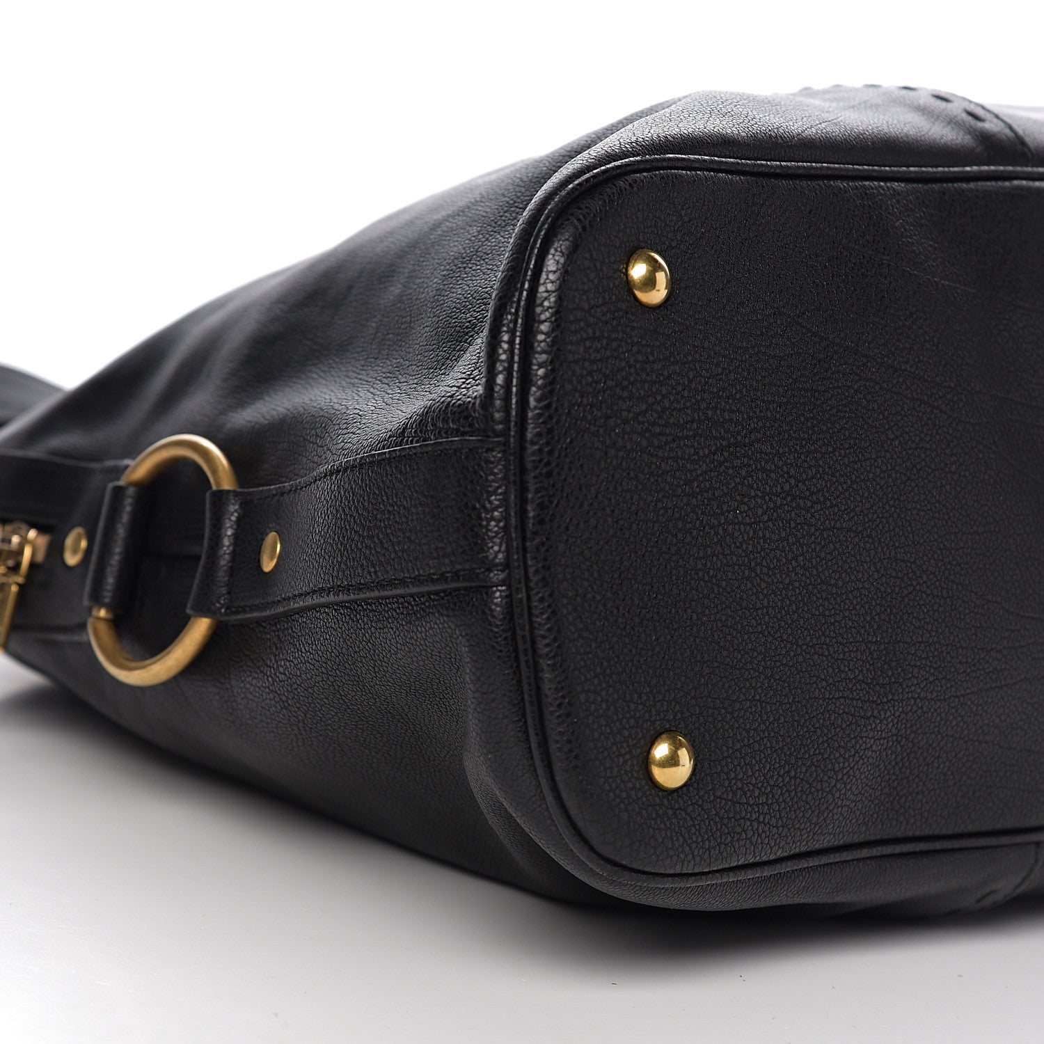 Saint Laurent Calfskin Oversized Muse Black 9 of 11