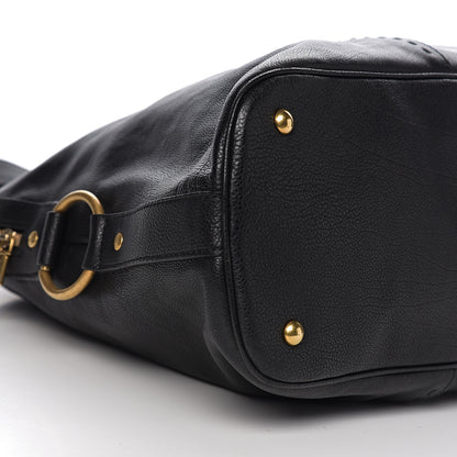 Saint Laurent Calfskin Oversized Muse Black 9 of 11