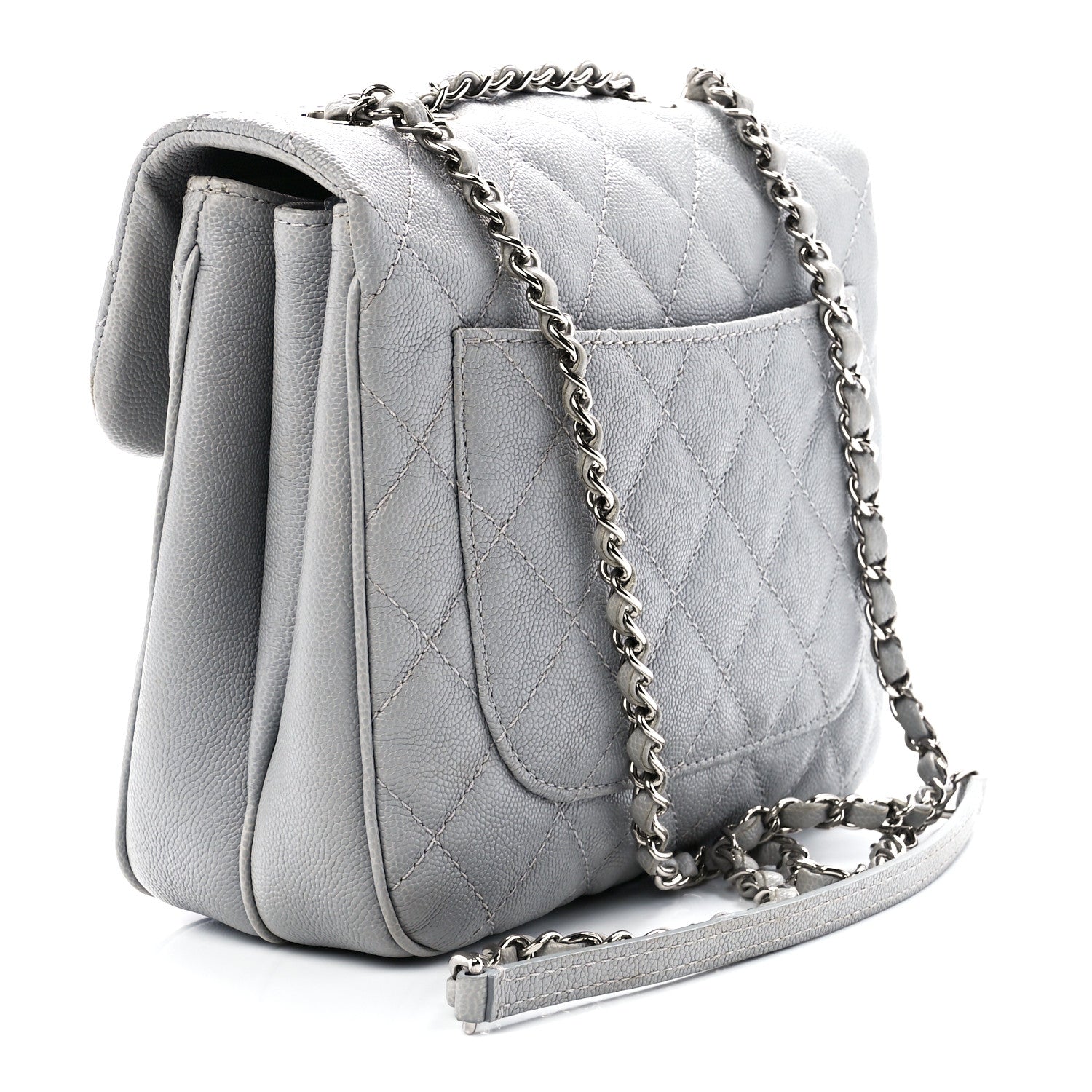 Chanel Caviar Quilted Medium Urban Companion Flap Grey 3 of 11