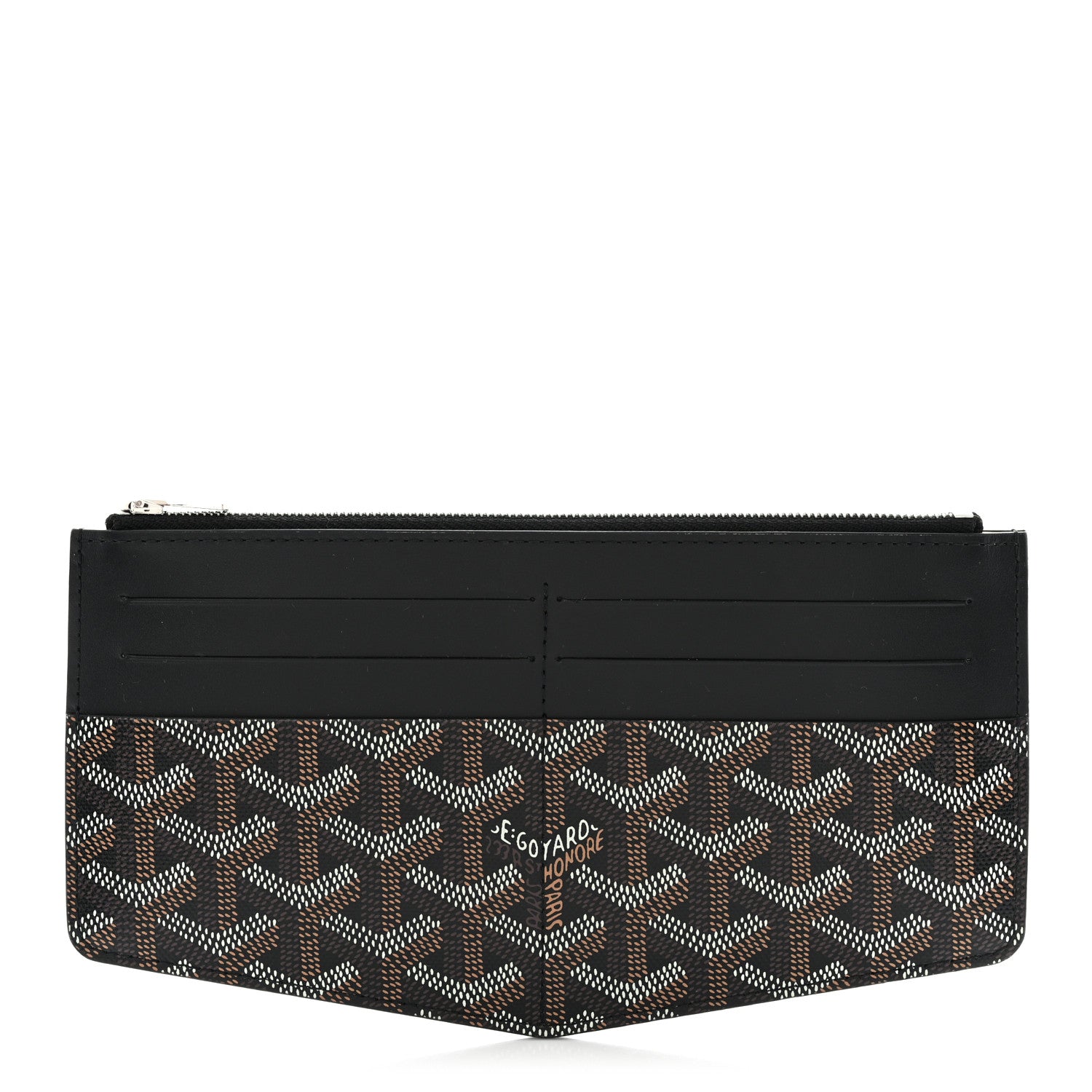 Goyard Goyardine Insert Louise Wallet Black 1 of 8
