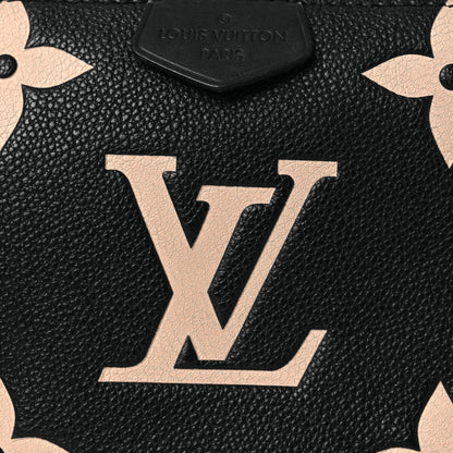 Louis Vuitton Empreinte Monogram Giant Multi Pochette Accessories Large Pochette Black Beige 7 of 10