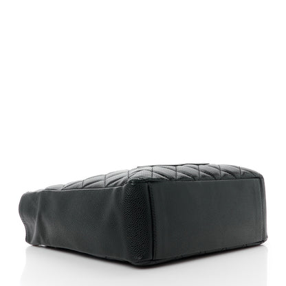 Chanel Caviar Quilted Petit Shopping Tote PST Black 4 of 11