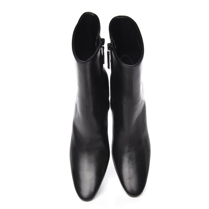 Balenciaga Shiny Sheepskin 20mm Oval Booties 37 Black 5 of 13