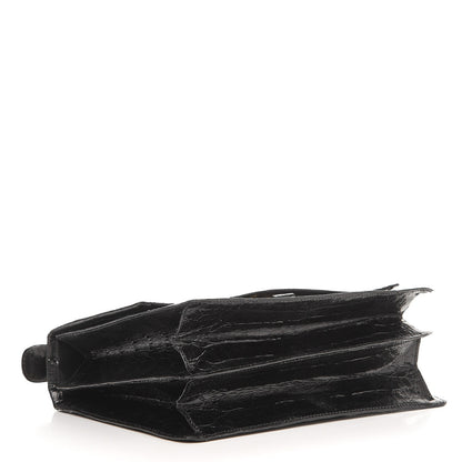 Nancy Gonzalez Crocodile Chain Flap Shoulder Bag Black 4 of 7