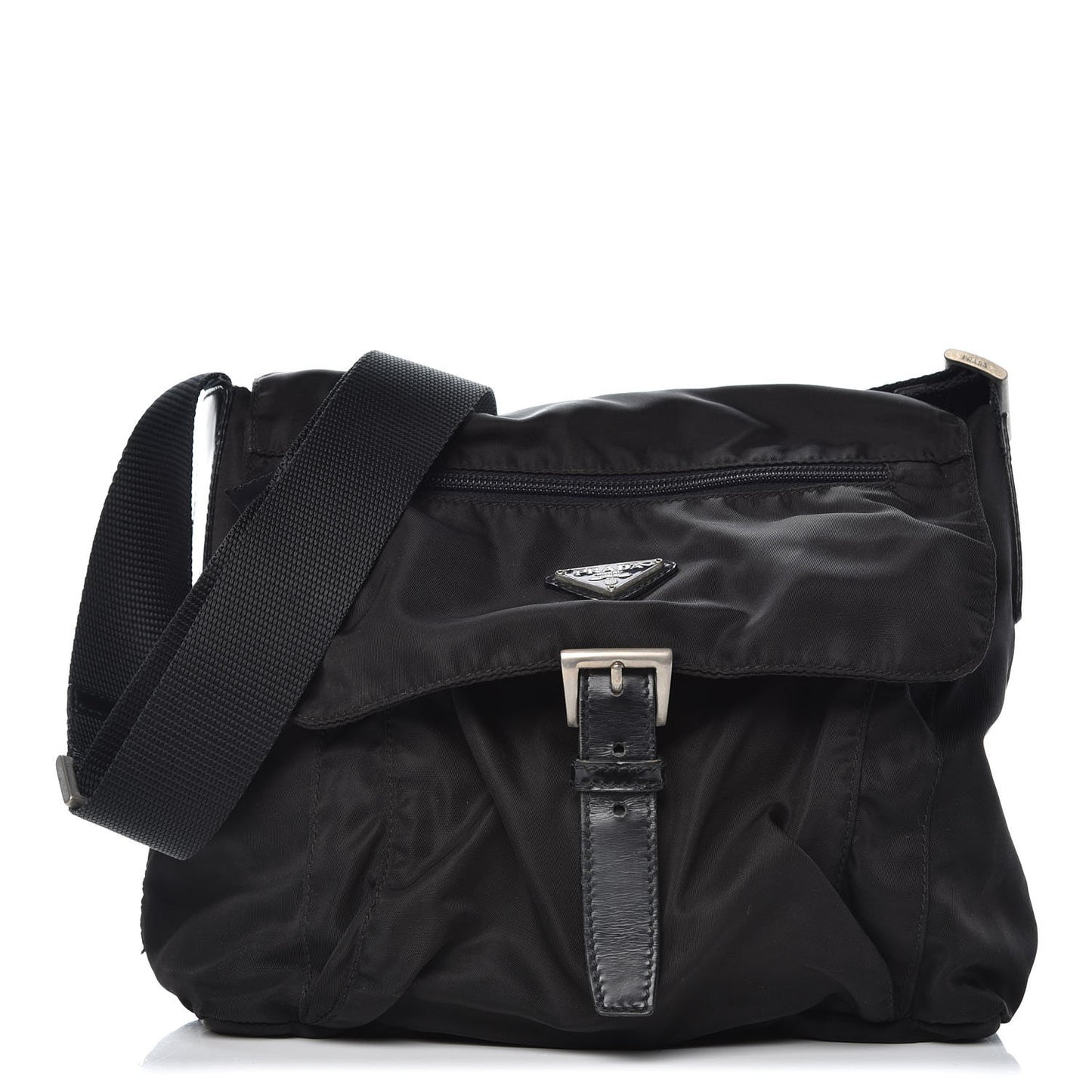 Nylon Vela Messenger Black