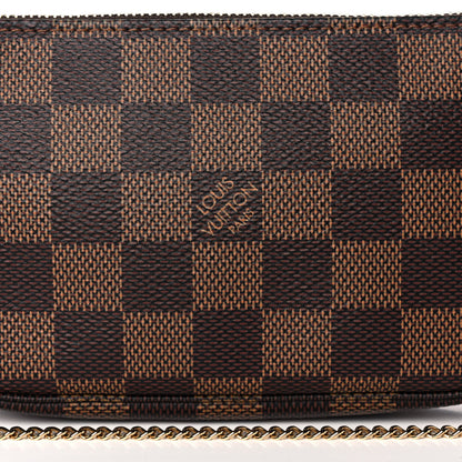 Louis Vuitton Damier Ebene Mini Pochette Accessories 8 of 10