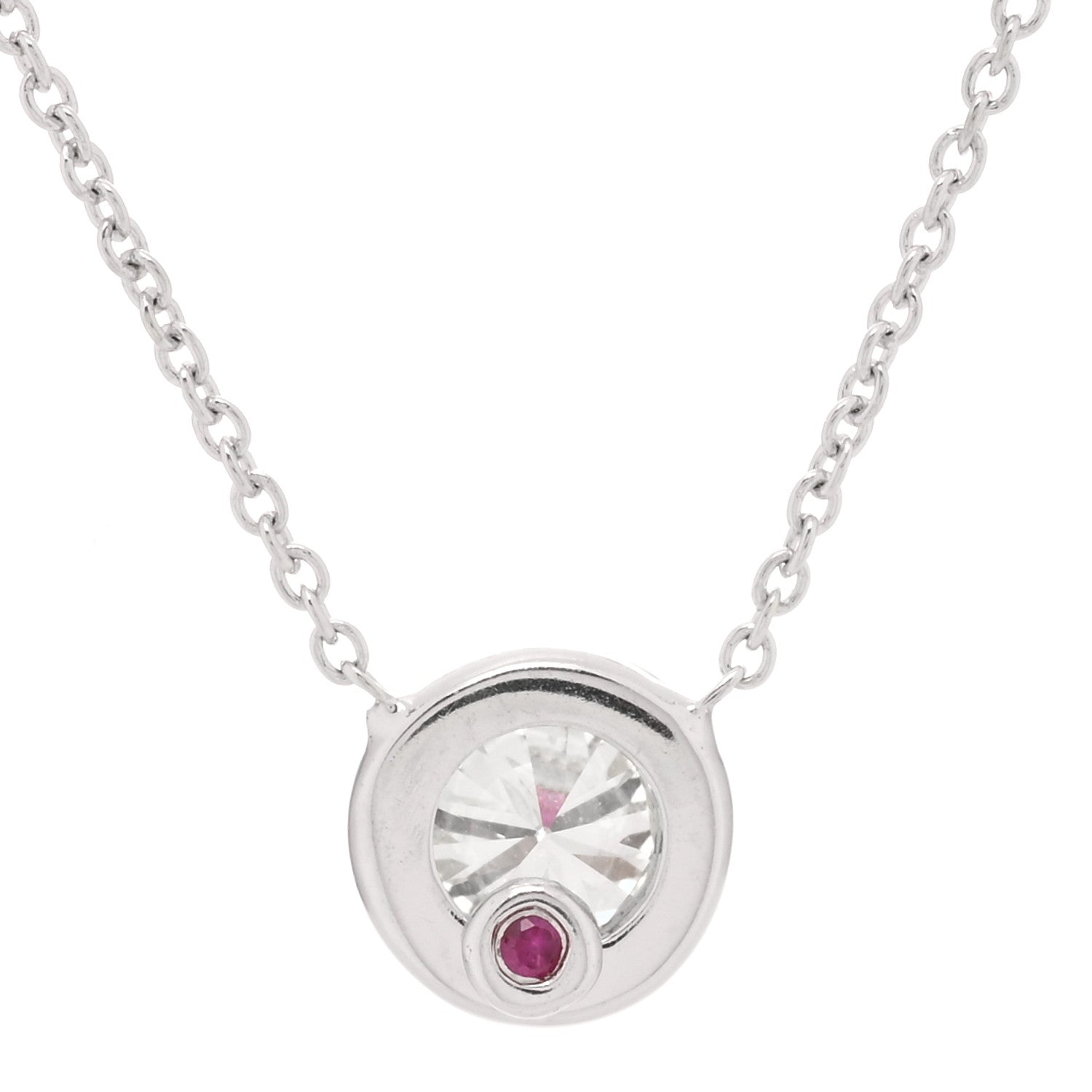 Roberto Coin 18K White Gold Diamond .38ct Diamonds by the Inch Pendant Necklace 5 of 5