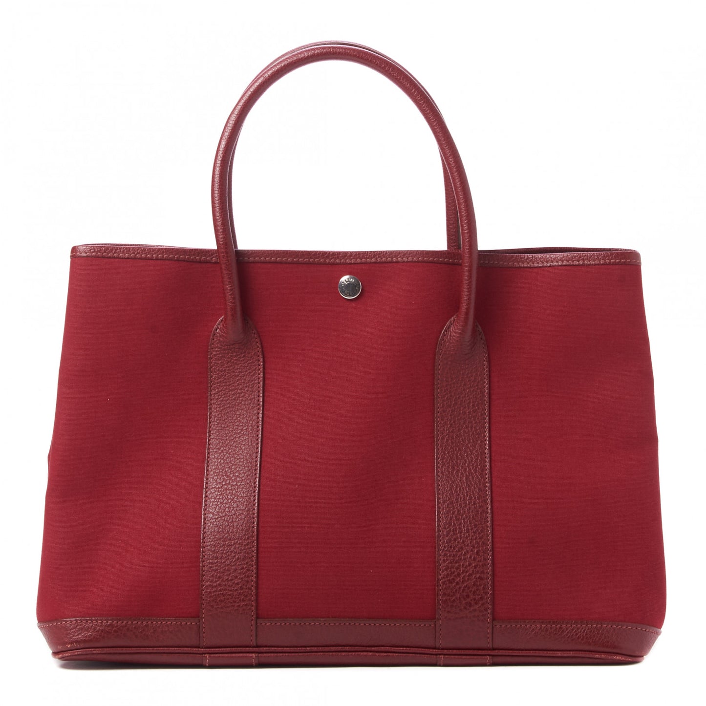 Buffle Sindhu Toile Garden Party 36 MM Tote Rouge Imperial
