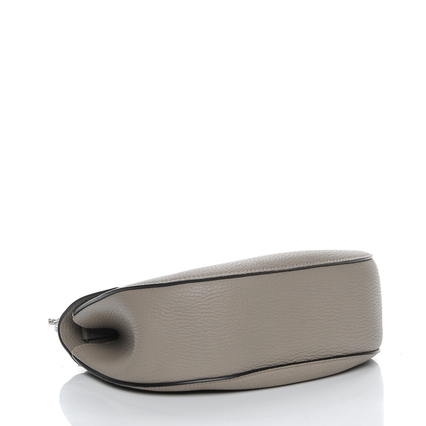 Grained Lambskin Drew Shoulder Bag Motty Grey