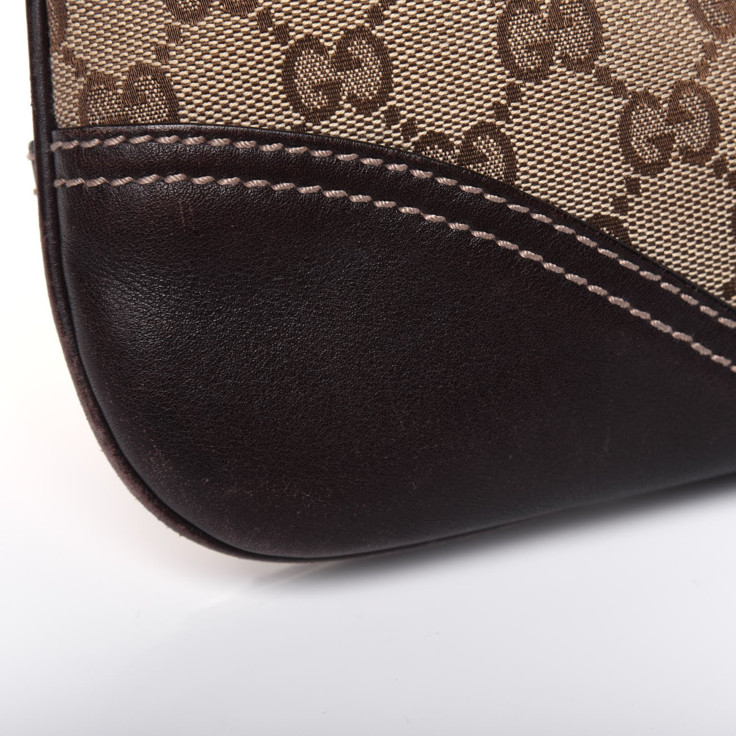 Gucci Monogram Medium New Britt Hobo Dark Brown 14 of 18