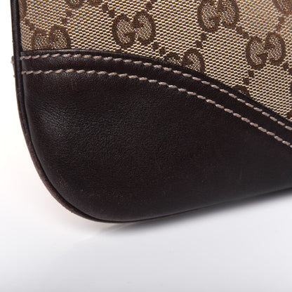Gucci Monogram Medium New Britt Hobo Dark Brown 14 of 18