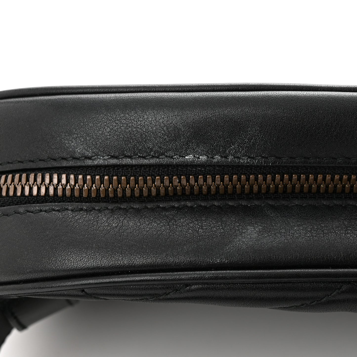 Calfskin Matelasse GG Marmont Belt Bag 85 34 Black