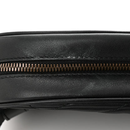 Gucci Calfskin Matelasse GG Marmont Belt Bag 85 34 Black 11 of 14