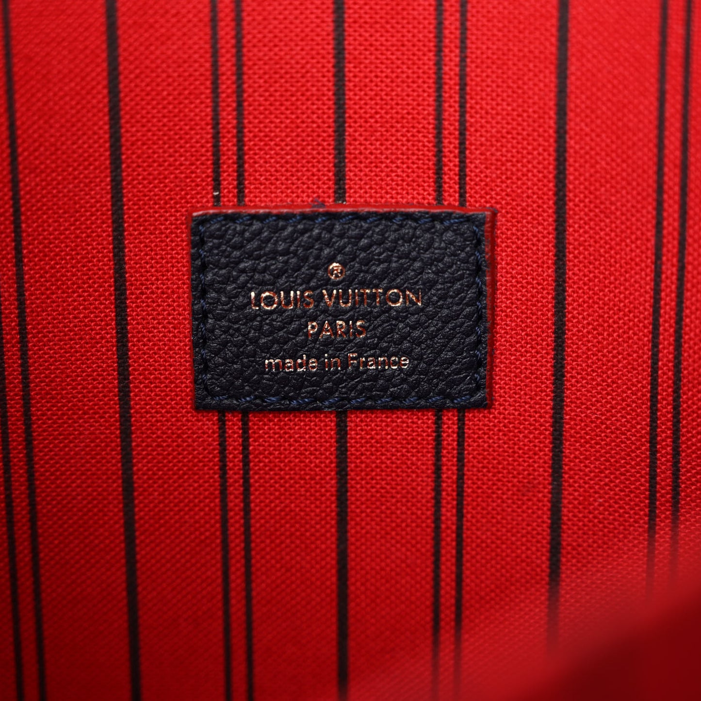 Empreinte Pochette Metis Marine Rouge