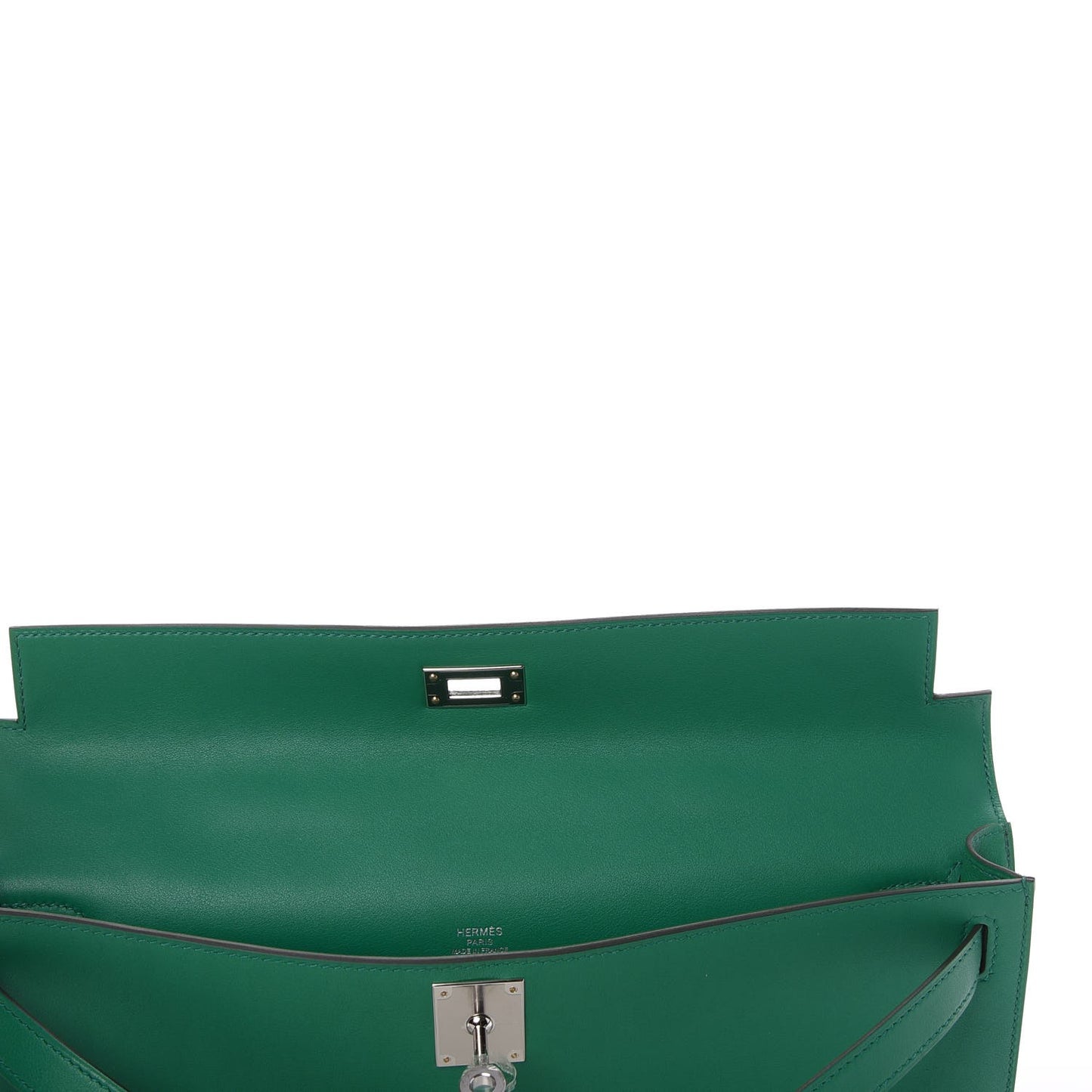 Swift Kelly Cut Clutch Pochette Vert Vertigo