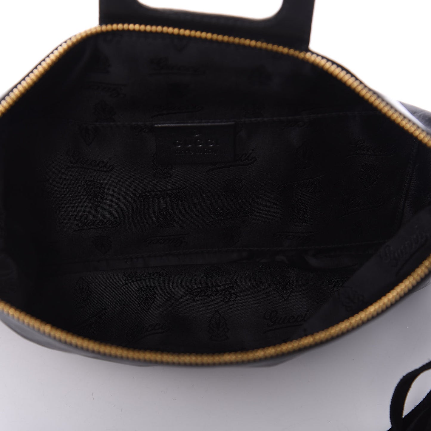 Calfskin Lucy Folded Clutch Black