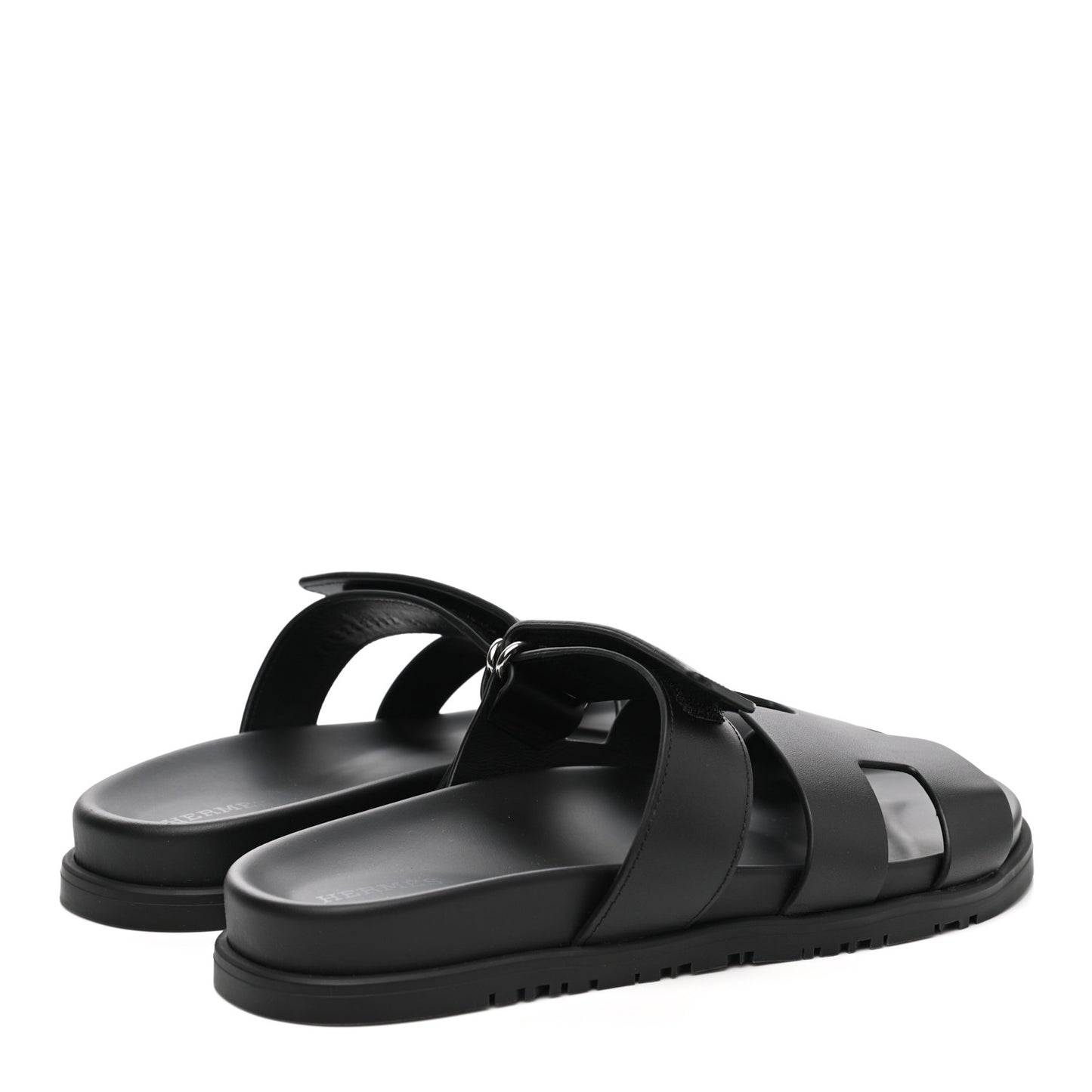 Calfskin Womens Chypre Sandals 38 Black