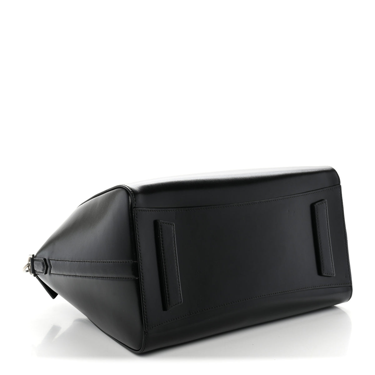 Shiny Lord Calfskin Large Antigona Black