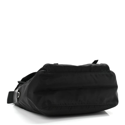 Prada Tessuto Nylon Saffiano Vela Messenger Bag Black 4 of 10