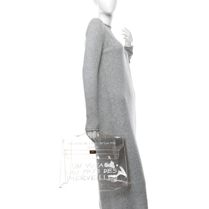 Hermes Vinyl Souvenir De L'Exposition Kelly Transparent 2 of 13