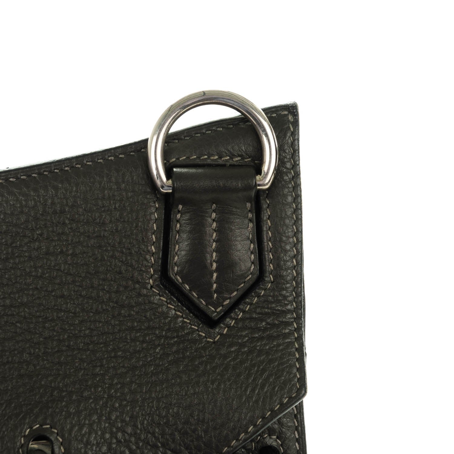 Hermes Taurillon Clemence Jypsiere 37 Graphite 15 of 17