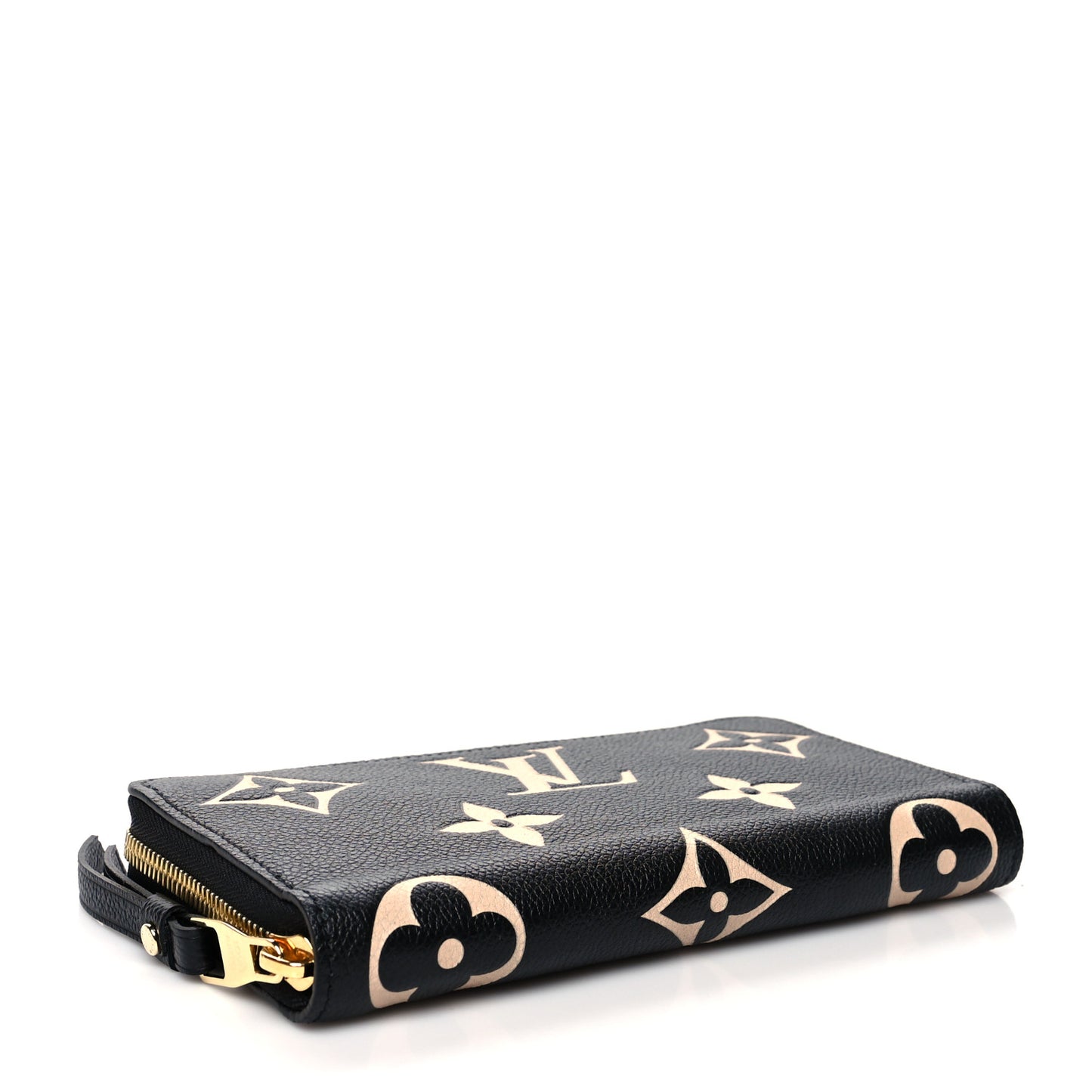 Empreinte Monogram Giant Zippy Wallet Black Beige