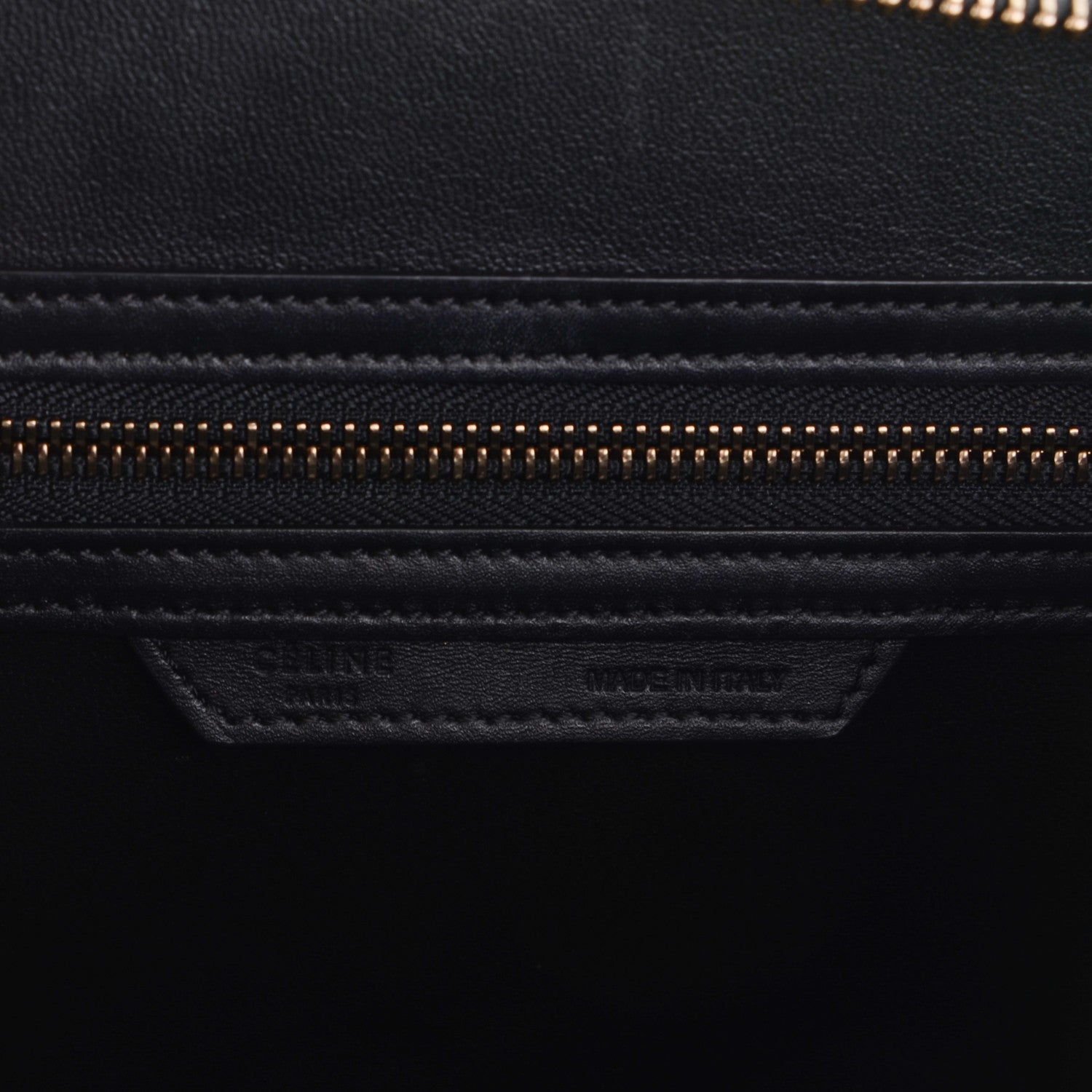 Celine Smooth Calfskin Mini Luggage Black 6 of 6