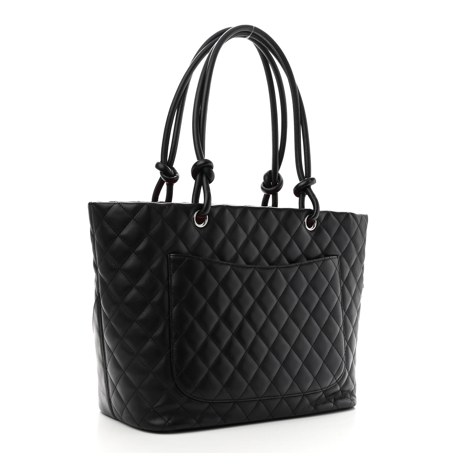Chanel Calfskin Quilted Large Cambon Tote Black 3 of 11