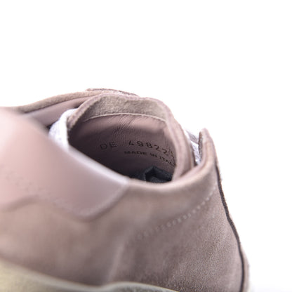 Saint Laurent Distressed Suede Womens Court Classic Sneakers 37 Rose Antique 8 of 10
